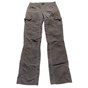 Kuhl Brown Splash Roll Up Cargo Hiking Pants Women’s Size 2 Long